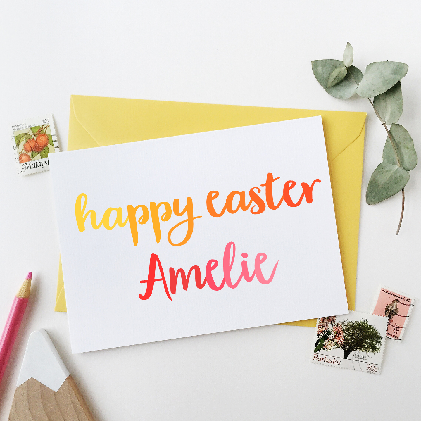 Personalised Easter Card - Clara and Macy