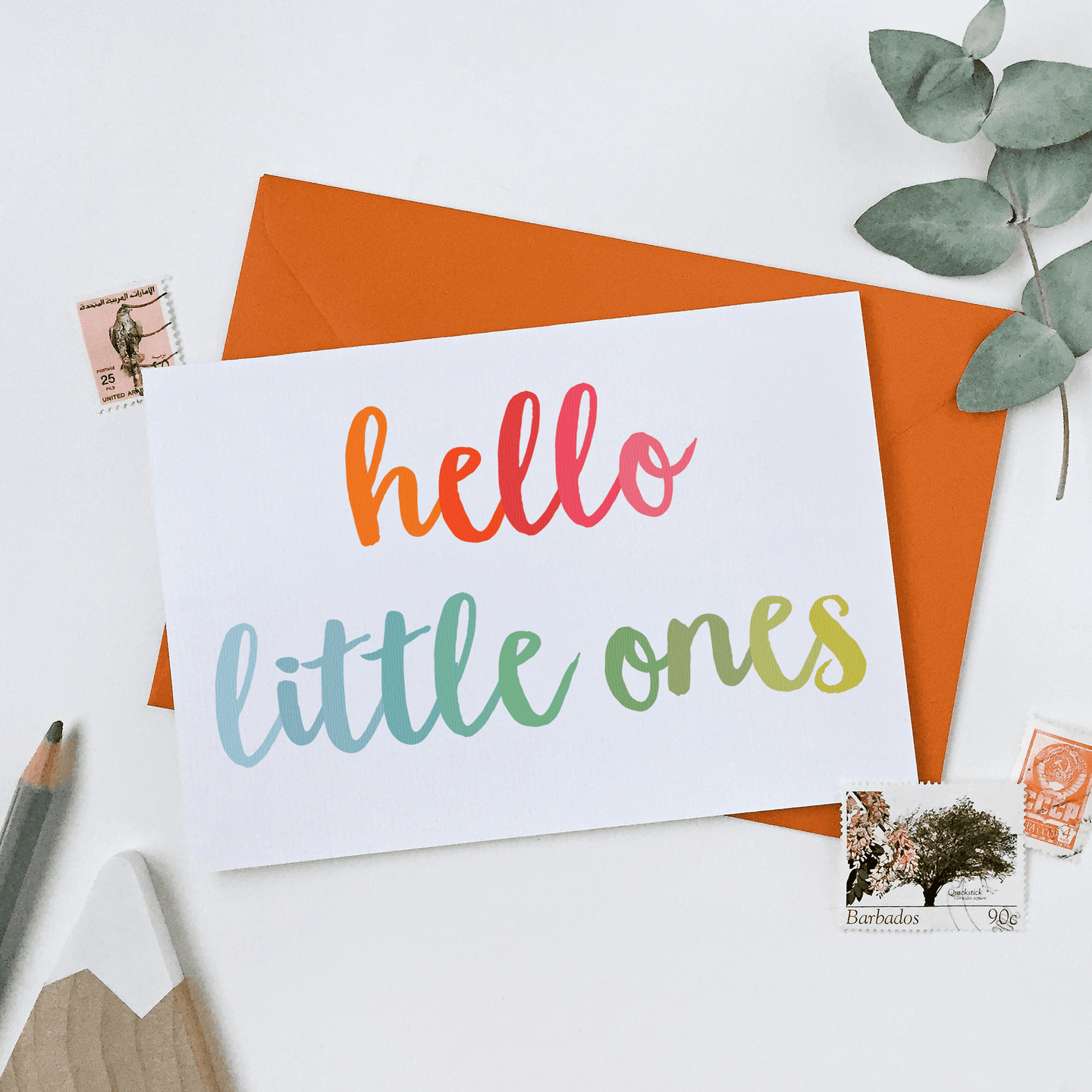 Hello Little Ones New Baby Twins Card - Clara and Macy