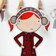 Clara Paper Doll Winter Outfits - Clara and Macy