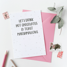 Let's Drink Hot Chocolates Card - Clara and Macy