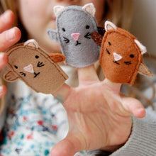 Make Your Own Kitten Finger Puppets Craft Kit - Clara and Macy