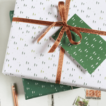 Mini Forest White Wrapping Paper Set - Clara and Macy
