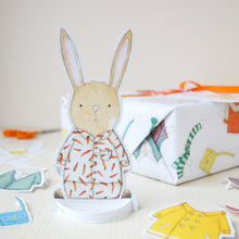 Dress Up A Rabbit Interactive Wrapping Paper - Clara and Macy