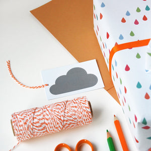 Raindrop Wrapping Paper Set - Clara and Macy