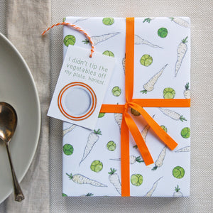 Sprouts And Parsnips Wrapping Paper Set - Clara and Macy