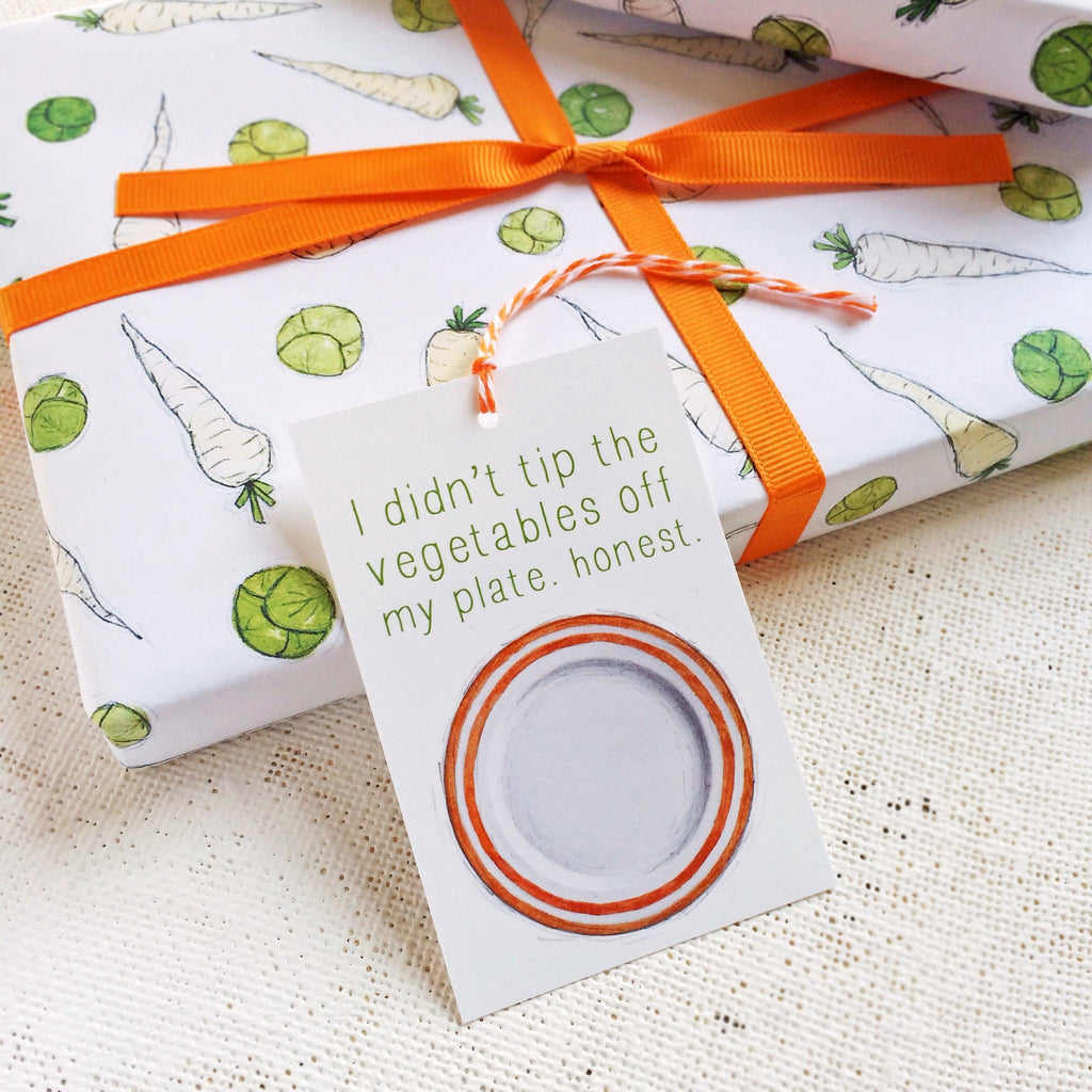 Sprouts And Parsnips Wrapping Paper Set – Clara and Macy