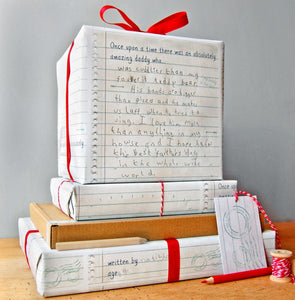 Write Your Own Daddy Story Wrapping Paper Set - Clara and Macy