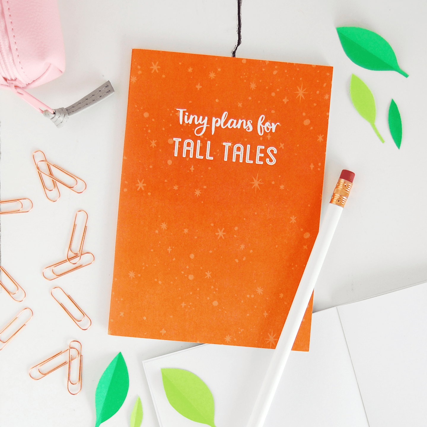 Tiny Plans For Tall Tales Notebook - Clara and Macy