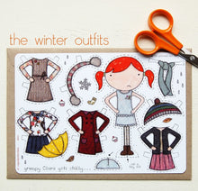 Dress Up Clara Paper Doll Deluxe Set - Clara and Macy